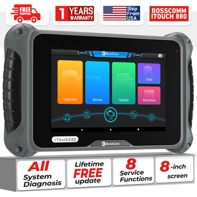 Car All System OBD2 Scanner Diagnostic Scan Tool ABS SRS Oil EPB BMS TPS Reset