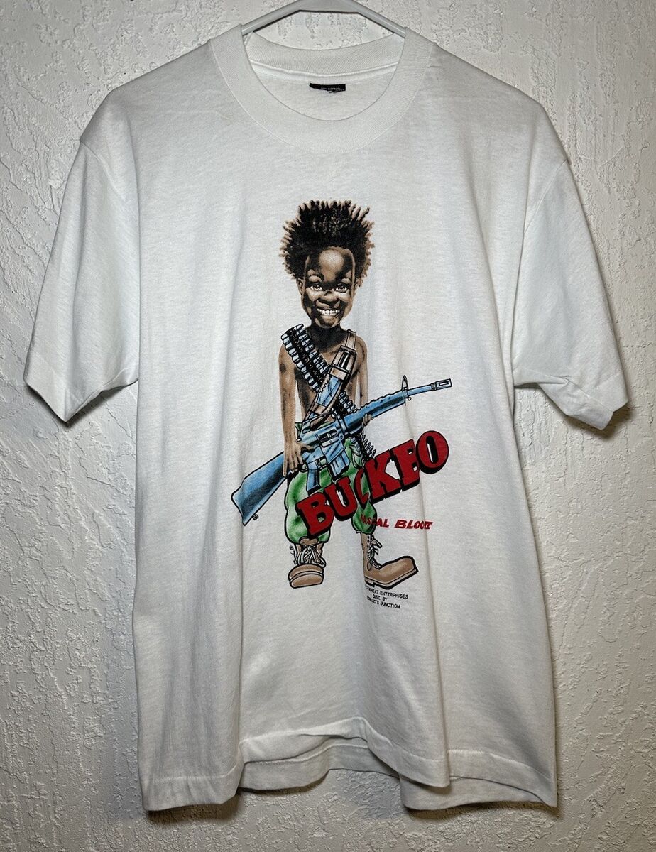 Rare Vintage 80s Buckwheat Little Rascals “Buckbo” T-shirt Rare Vintage 80s Buckwheat Little Rascals “Buckbo” T-shirt