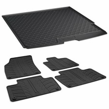 Gledring Fitted Rubber Boot Liner & Floor Mats Set to fit Volvo XC90 Mk.2 15-25