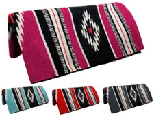 Tahoe Tack Navajo Multicolored Handwoven Acrylic Western Saddle Blanket 32" x 64