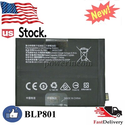 Batterie interne de remplacement pour OnePlus 6T, 1 + 6T, BLP685