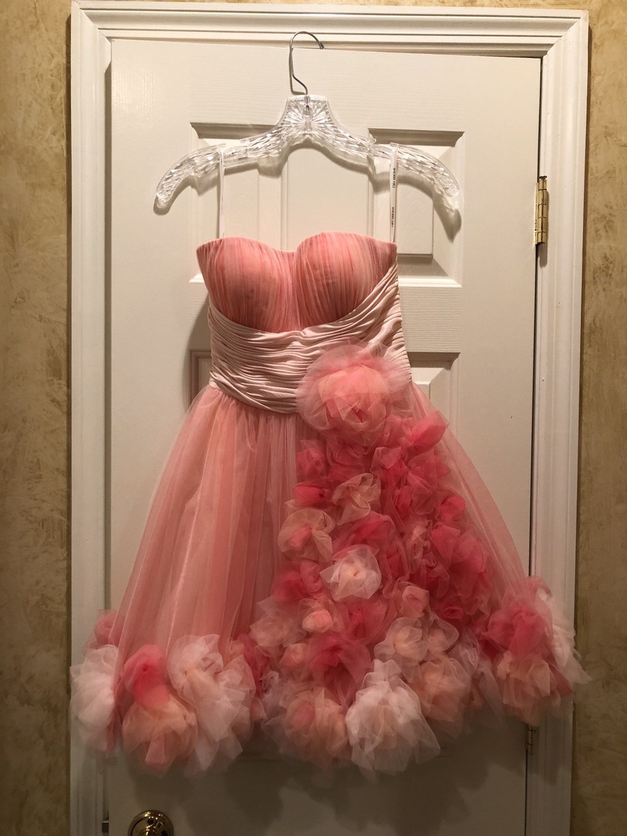 sherri hill pink tulle dress Sherri Hill 57754