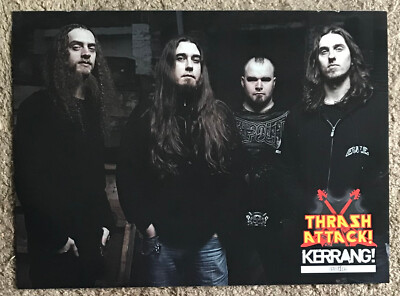 EVILE - 2010 full page UK magazine poster