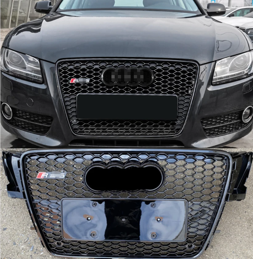 For Audi B8 A5 S5 RS5 2008 2009 2010 2012 Front Bumper Grill black