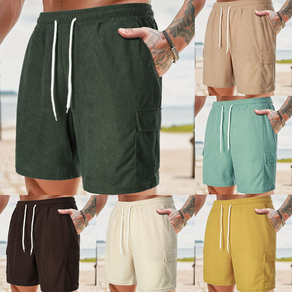 Shorts Boxer Briefs Pajama Bottoms Breathable Sports Hot Pants Loungewear Men-image