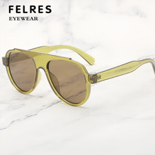 Large Frame Oval Sunglasses For Men Women Fashion Pilot Outdoors Glasses UV400