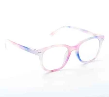 New Prive Revaux The Ash Blue Light Readers RAINBOW TIE DYE Strength 0 A509521