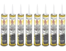 Dicor 551LSW-1 QTY. 8, Non-Leveling Non-Sag Lap Sealant White, 10.3 OZ Tube