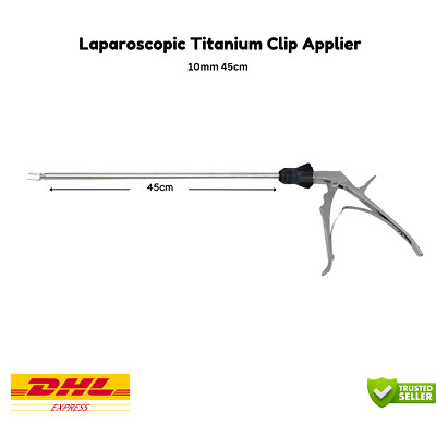 Meta  New Laparoscopic Titanium Clip Applicator 10mm 45cm LT300 LT400