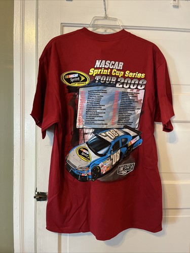 NASCAR Dale Earnhardt Jr #8 Sprint Cup Series Tour 2008 T Shirt Red L NWT - Picture 6 of 7