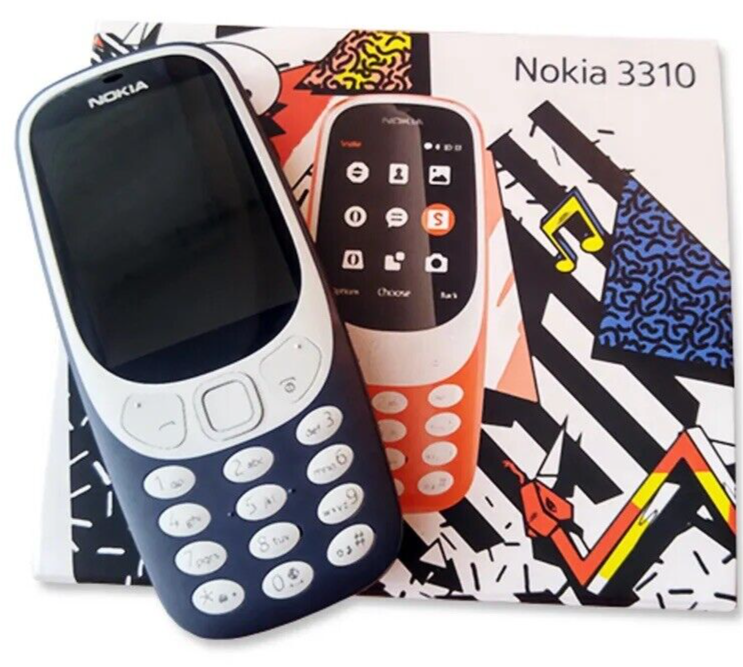 Brand New Nokia 3310 2017 2G Phone Dark Blue/Grey Color - Dual Sim