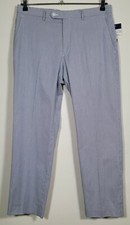 Chaps Blue White Stripe Pants Men's Size 34 / 30  Comfortable Fit New / Tag