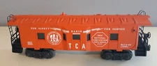 LIONEL 6517-1966 BAYWINDOW CABOOSE from 1966 TCA CONVENTION -Damage to roof