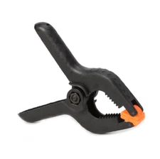 12Pcs/Lot 3inch Black Nylon Heavy Duty Spring Clamp Clip Tip Fixed Jaw Opening