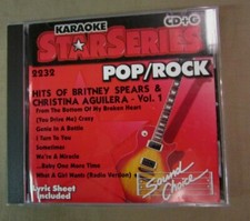 Sound Choice Karaoke Disc Star Series SC2232 Britney  Christina Vol. 1 CDG CD G