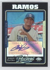 2005 Topps Chrome Update & Highlights Black Refractor 71/200 Cesar Ramos 0j6