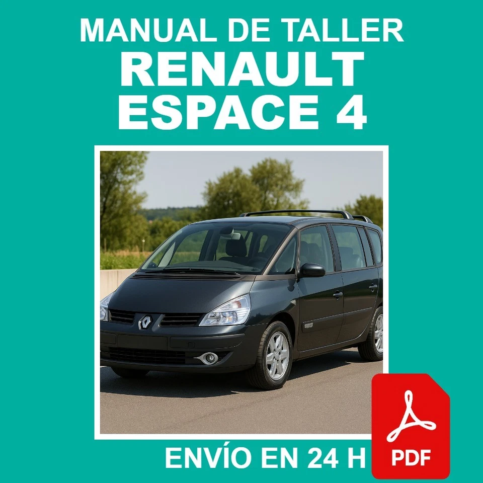 Manual de Taller Renault Espace 4 2002-2014 Reparacion CD PDF ES - Imagen 1 de 1