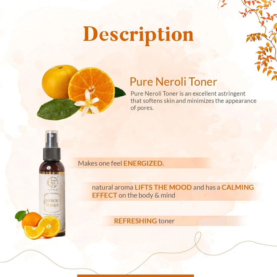 Happy Herbs Neroli Toner 120ml - Image 4 of 4