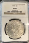 1899 Morgan Silver Dollar - NGC MS62