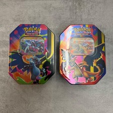 Pokemon TCG - Mega Charizard ex Tin (Set 2 Tins) - Brandneu Sealed