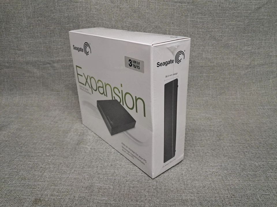 New Seagate 3TB Expansion Desktop Drive External HD USB 3.0 STBV3000100 SRD00F2 - Image 4 of 4
