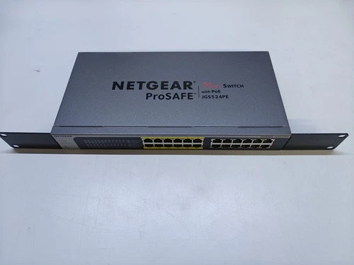 NETGEAR PROSAFE JGS524PE v1 - Factory Reset & TESTED w/FREE SHIPPING inc VAT