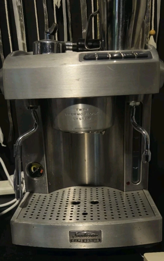 Sunbeam Cafe Series Twin Thermoblock Coffee Machine, New Filter + 2 New Coffees