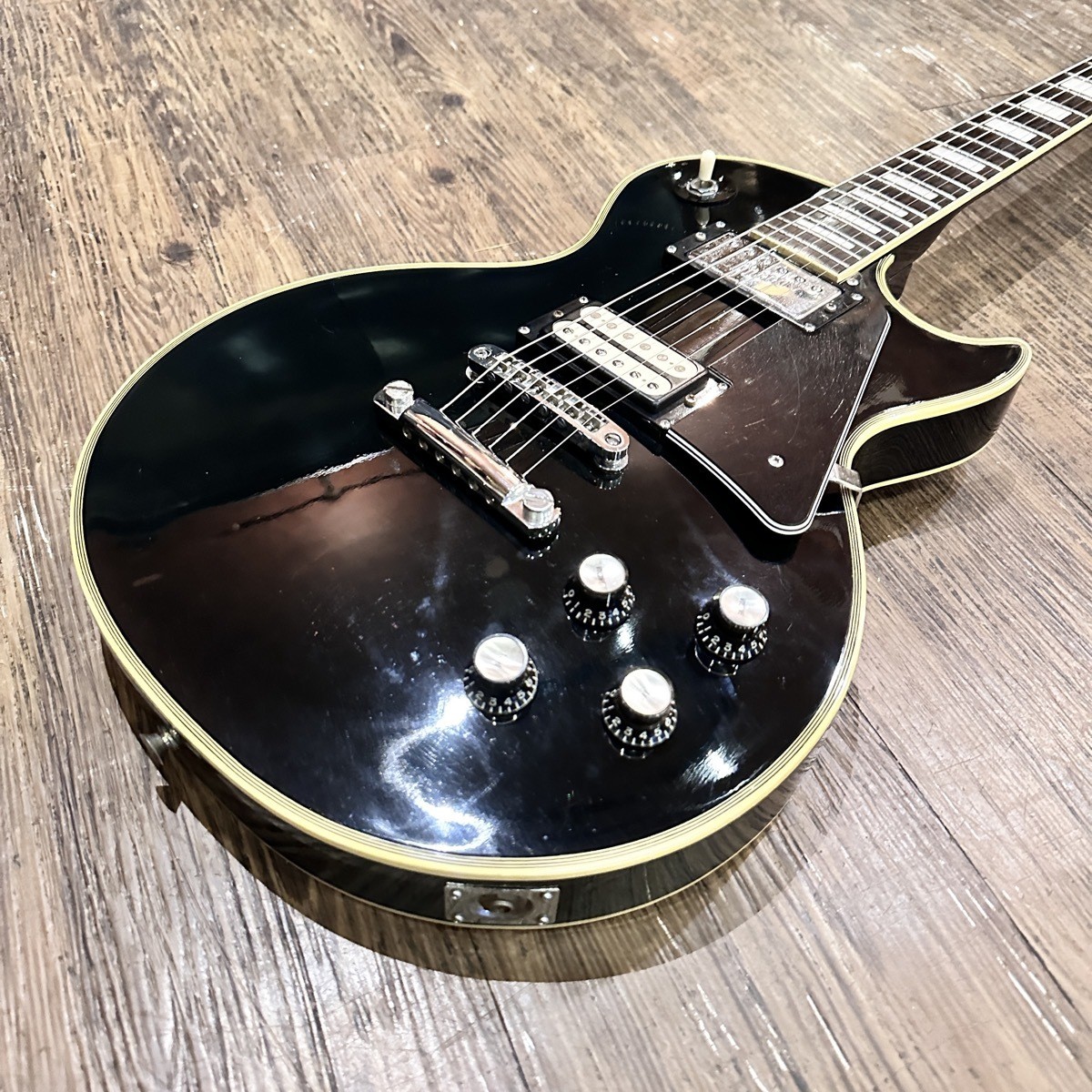 Electric Guitar Greco EG-420B Custom Les Paul Black 1971-1974 Made
