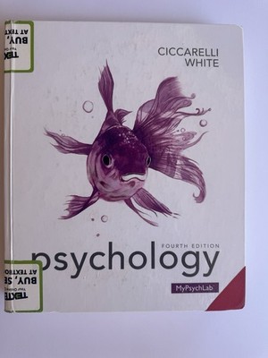 Psychology MyPsychLab Edition Instructor's Review Copy 4th Ed Ciccarelli & White