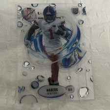 2025 Topps Signature Malik Nabers RC New York Giants #F-7 SSP Fluidity