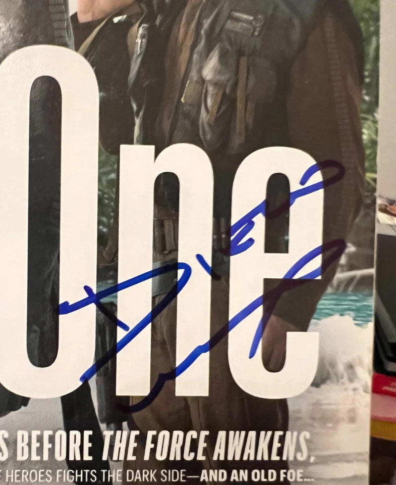 Star Wars Rogue One EW signed by Gareth Edwards, Diego Luna, Alan Tudyk auto COA - Image 4 of 4