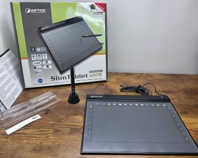 Aiptek Slim Tablet 600u Premium II mit Stift & Zubehör getestet und funktionsfähig 