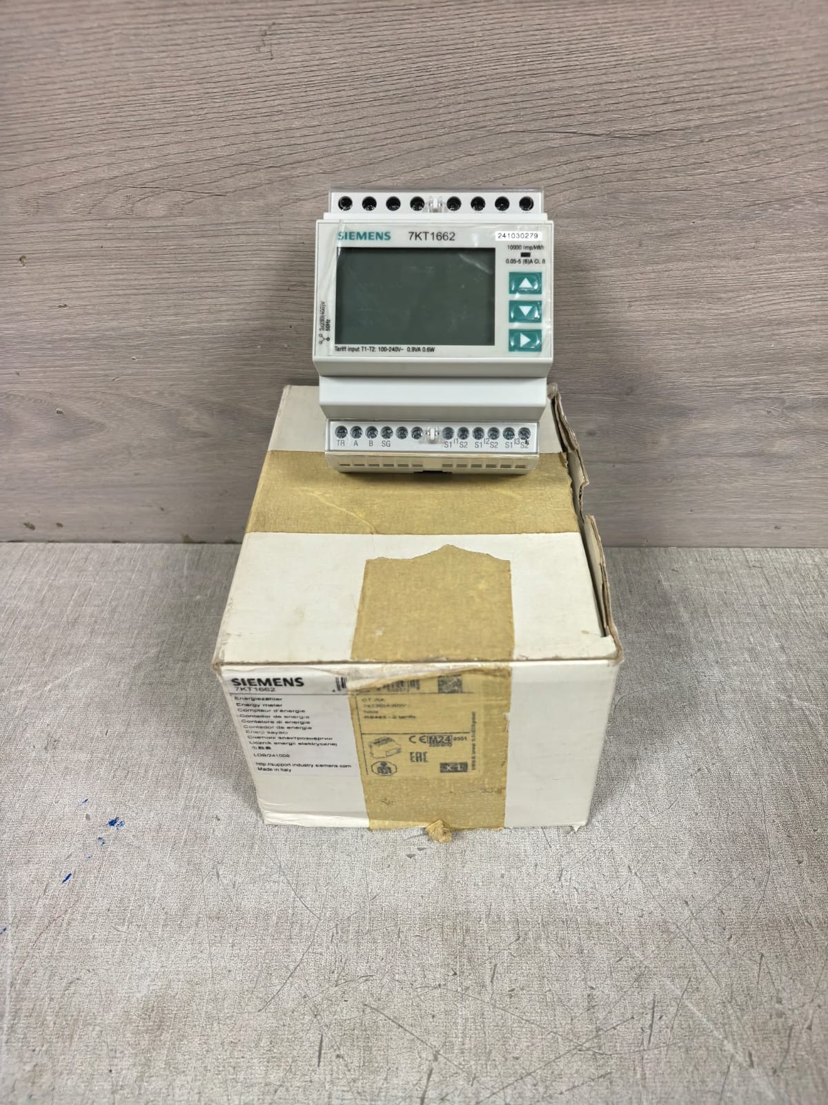 Siemens 7KT1662 SIEMENS 7KT1662 ENERGY METER 3X230(400V) 1