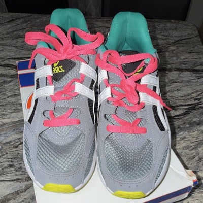 ASICS GEL-BND Kids Sneakers US 4.5 Gray/White/Pink 1024A024-020