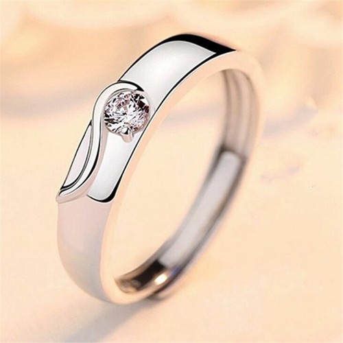Adjustable Mouth Ring Girls Wing Gift Open Angel Couple Women Jewellery - Picture 4 of 10