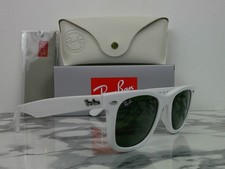Ray-Ban RB2140W Original Wayfarer Classic Sunglasses White G-15 50mm Never Worn