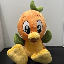 Disney Parks Orange Bird Big Feet Stuffed Animal Plush 10  