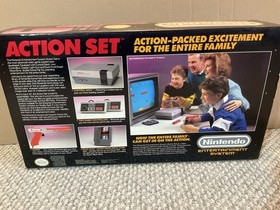 Nintendo Entertainment System NES Action Set Empty BOX ONLY NO CONSOLE Or Games