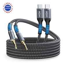 USB C to 3.5mm Audio Cable 4ft Aux Adapter Hi Fi DAC for iPhone Samsung iPad