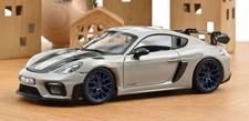 Norev 1/18 Porsche Cayman GT4 RS W/Weissach Package 2023 Chalk Gray 187253