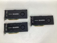 LOT OF 3 Nvidia Quadro K4000 3GB GDDR5 Graphics Card w/ Bracket  Heatsink Fin