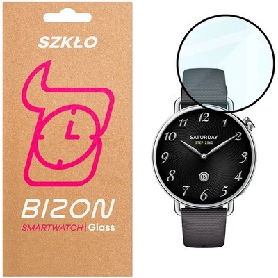 Schutzglas für Xiaomi Watch S4 41 mm Bizon Hybridglas Bildschirmschutzglas