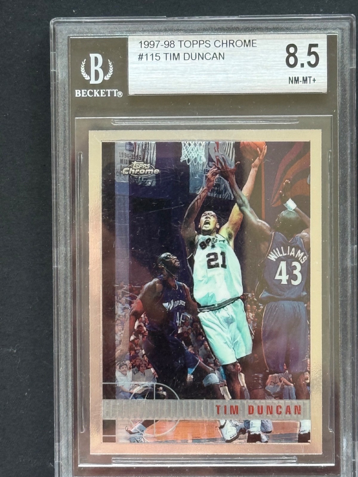 1997 Topps Chrome Tim Duncan