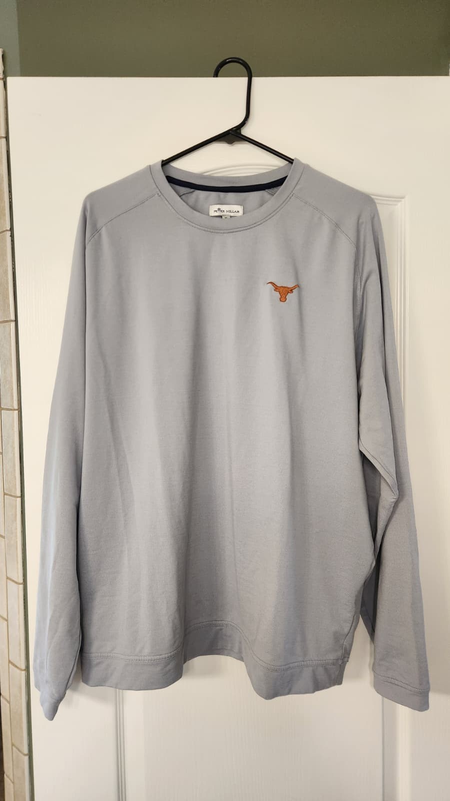 Peter Millar Performance Crew Pullover Texas Long… - image 1