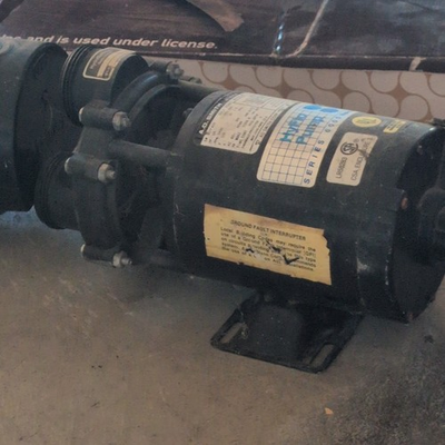 #ad HydroBaths HyFlo 6000 Standard Pool Pump 3 4 HP 115V 10.4A A.O. Smith $45.00