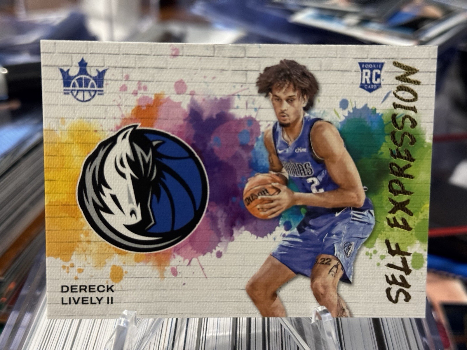 2023-24 Panini Court Kings Self Expression Dereck Lively II #6 Rookie RC