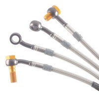 TRW Stahlflexleitung Leitungssatz (FüR: Honda CBR 600 RR ABS PC40 09-16 Hinten )