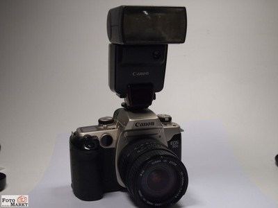 Set: Canon EOS 50E SLR + Zoom-Objektiv Sigma 28-105 / 4-5,6 Macro + Blitz 430 EZ