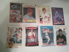 Steve Carlton 8 Card Mixed Lot : Cardinals, Phillies, White Sox, Twins