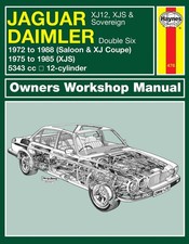Jaguar XJ12, XJS & Sovereign; Daimler Double Six (1972-1988) Haynes Reparatur